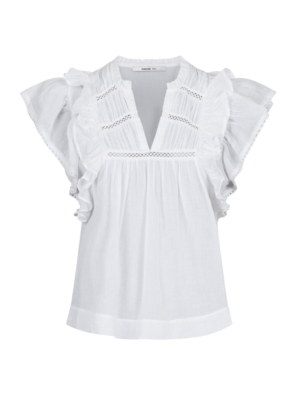 Mable Voile top - hvid